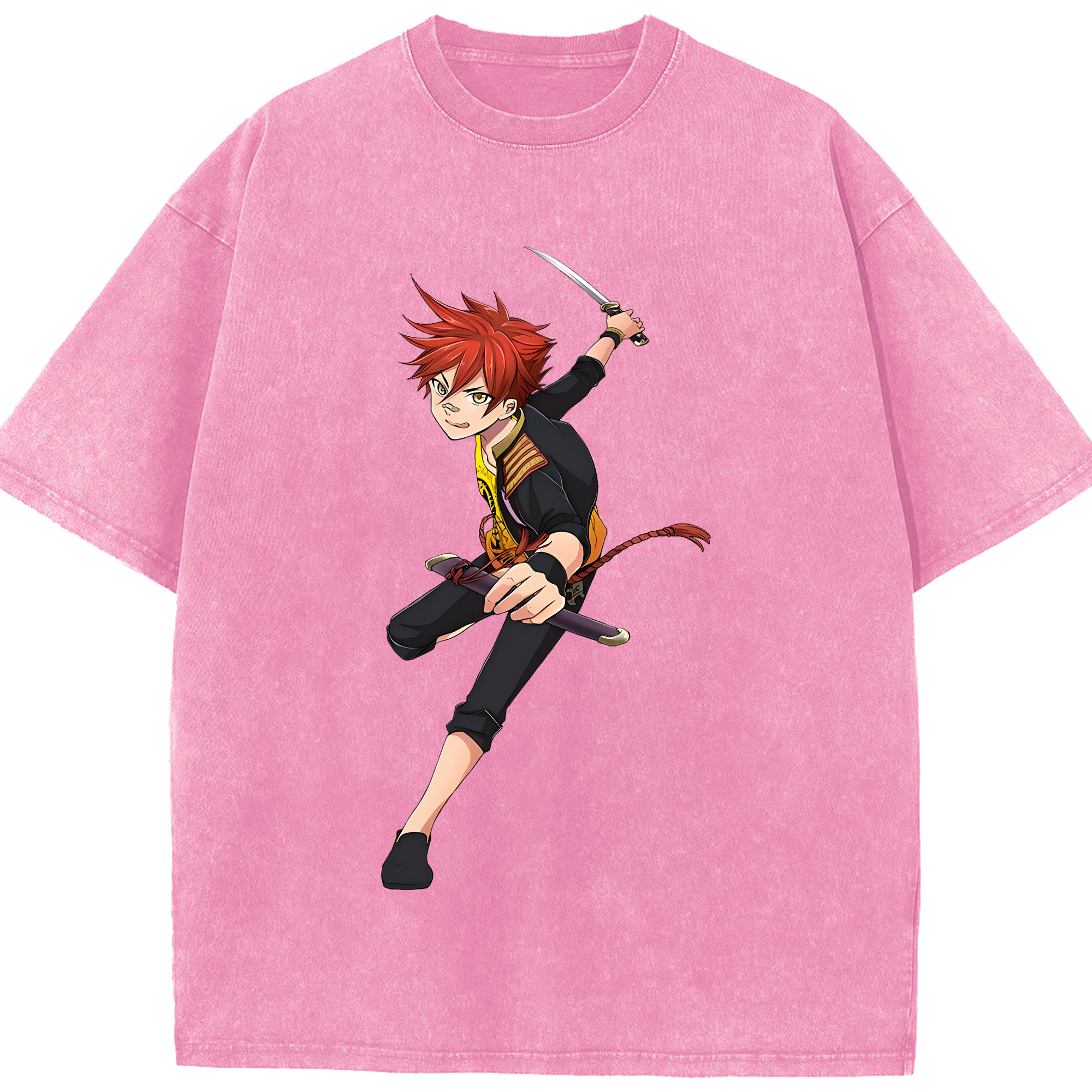（画像用） 刀剣乱舞 Touken Ranbu 綿100% ヴィンテージ風 半袖Tシャツ（フロントプリント）